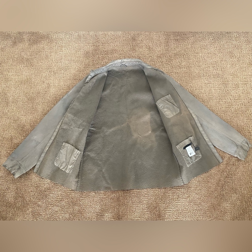 Made in Japan genuine leather shirt jacket - Picture 3 of 10